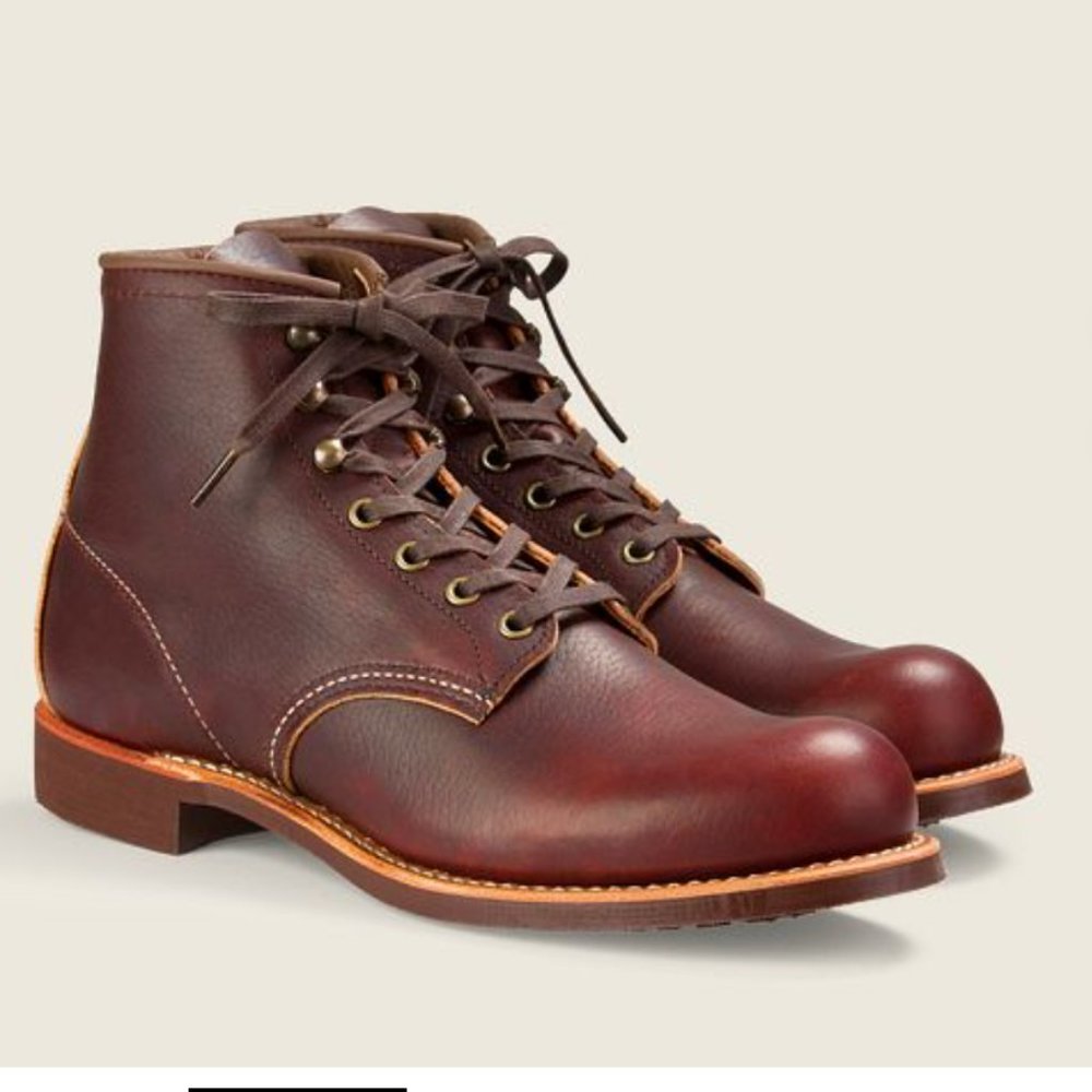 RARE Briar Leather Red Wing Blacksmith Boots Mens Size 11.5